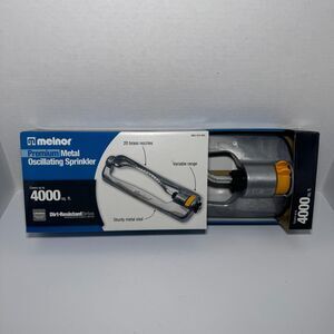 Melnor Premium Metal Oscillating Sprinkler Covers Up To 4000 Sq Ft Model 234 995